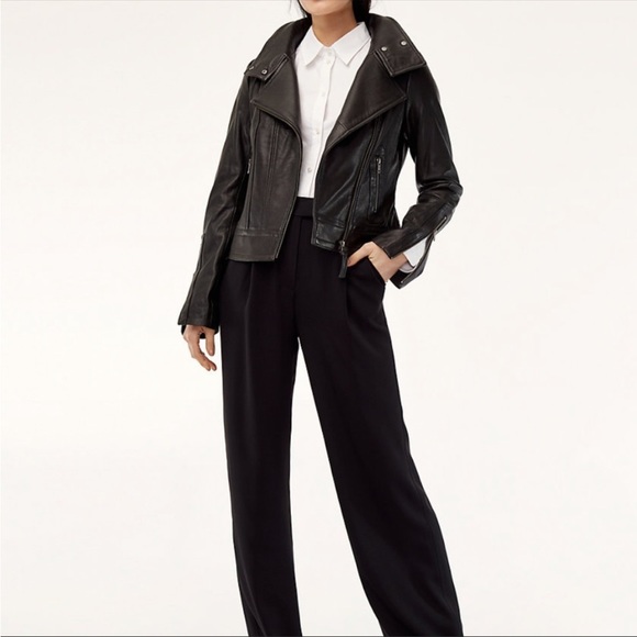 Mackage Kenya Leather Jacket Black XXS - Picture 2 of 9